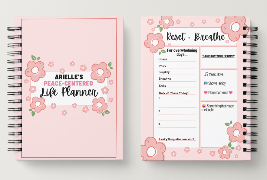 Peace-Centered Life Planner